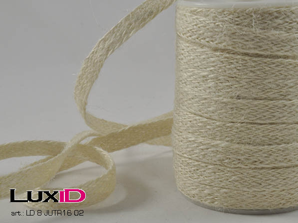 Jute ribbon 02 ecru 12mm x 20m